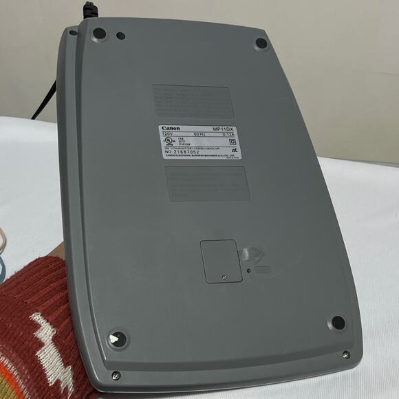 Canon MP-11DX 12 Digit 2 Color Desktop Printing Adding Machine Calculator - Picture 2 of 9